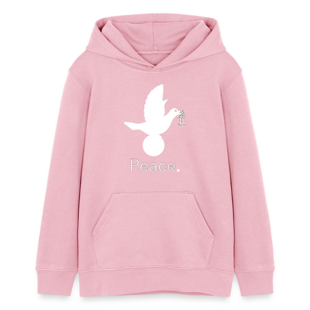 Sweat à capuche bio Mini Cruiser Stanley/Stella Ado_peaceblanc - rose pâle