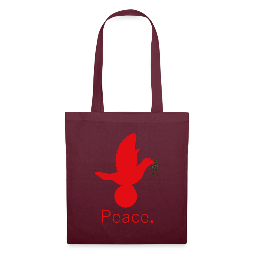 Tote Bag_peacerouge - bordeaux