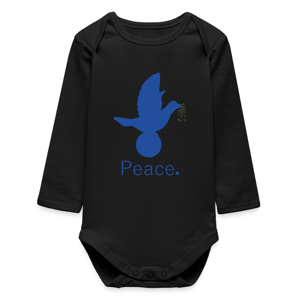 Body bébé manches longues biologique - noir