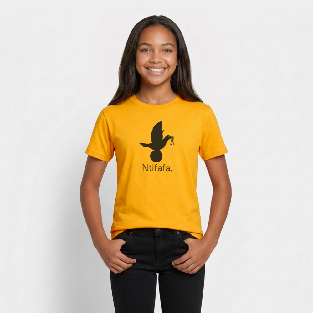 T-shirt Ado Ntifafa noir - Lusoquot - or