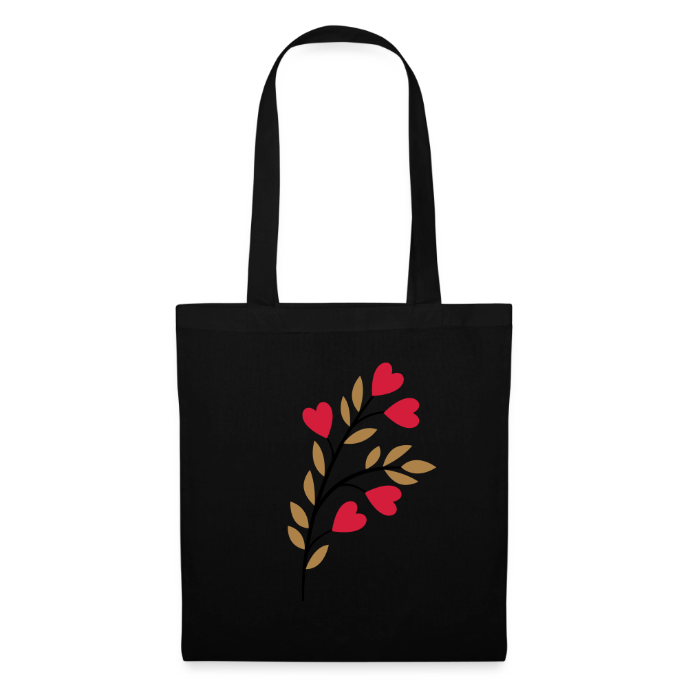 Tote Bag Peace rouge - Lusoquot - noir