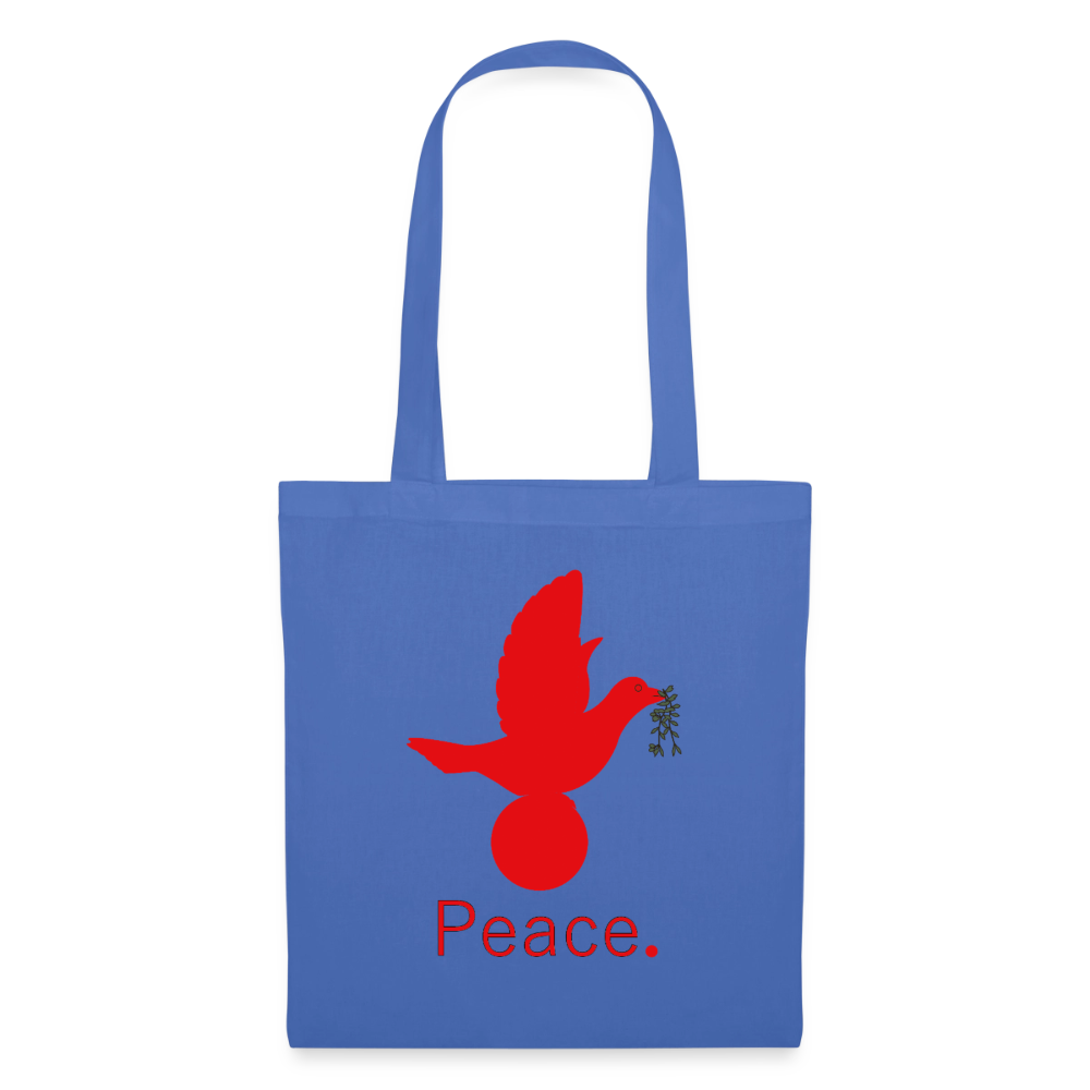 Tote Bag_peacerouge - bleu pâle