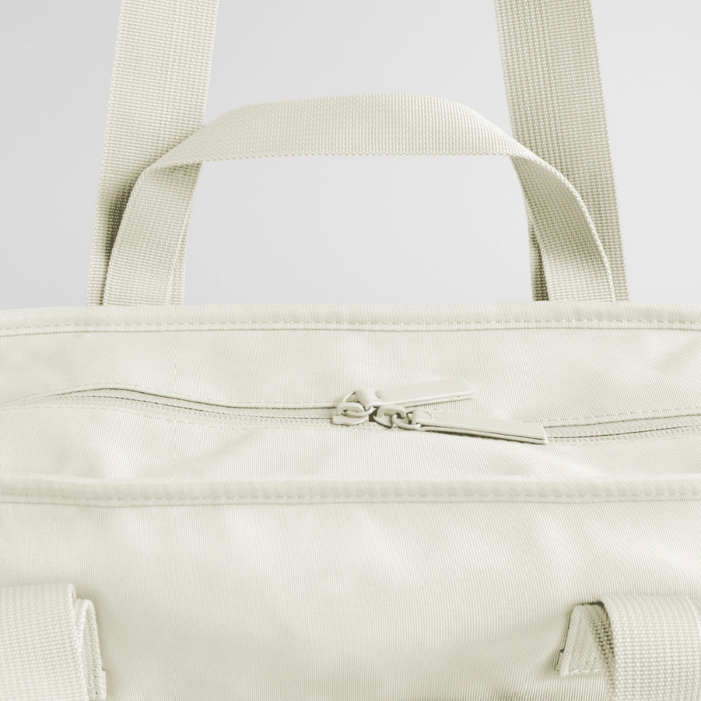 Sac matelassé déperlant Ntifafa rouge - Lusoquot - blanc nature