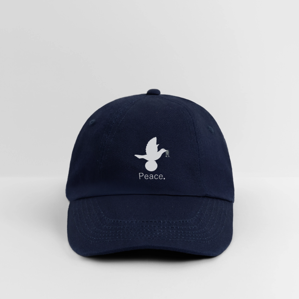 Casquette classique_peaceblanc - bleu/bleu