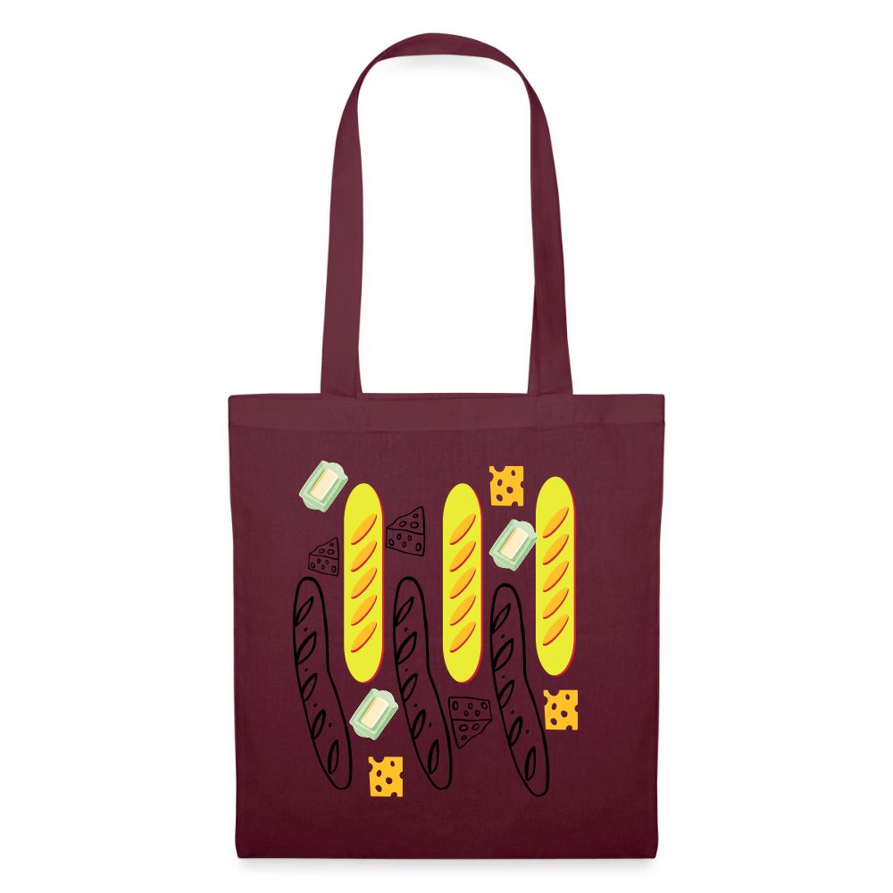 Tote Bag Paix jaune - Lusoquot - bordeaux