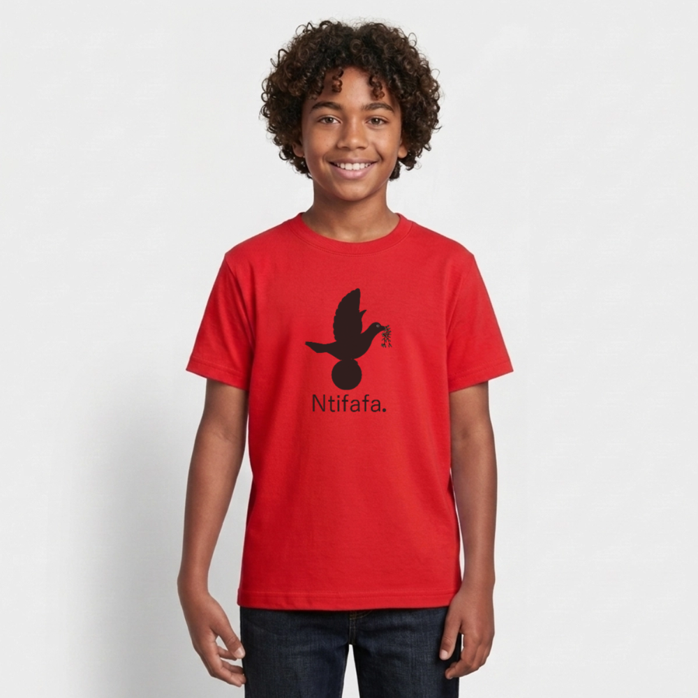T-shirt Ado Ntifafa noir - Lusoquot - rouge