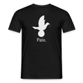 T-shirt Homme Paix blanc - Lusoquot - noir