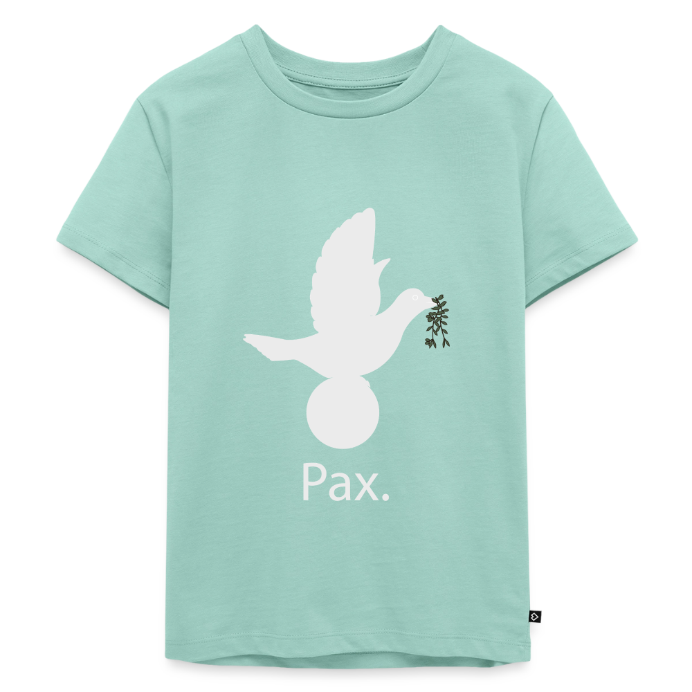 T-shirt Premium Enfant Pax blanc - Lusoquot - menthe 