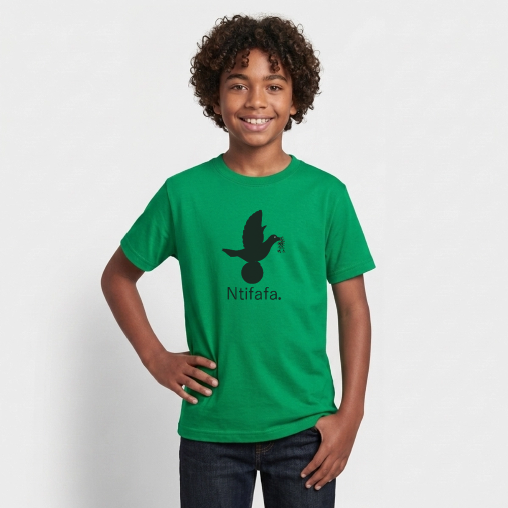 T-shirt Ado Ntifafa noir - Lusoquot - vert