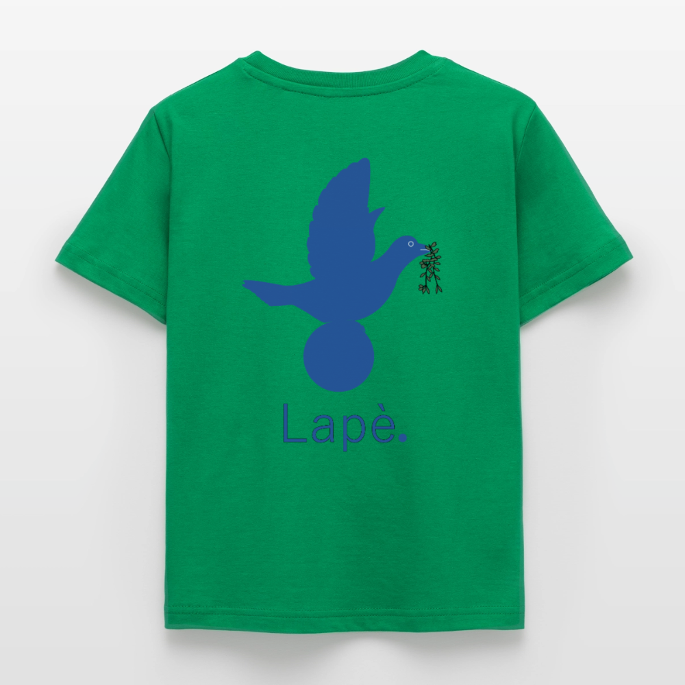 T-shirt Enfant anniversaire Lapè bleu - Lusoquot - vert