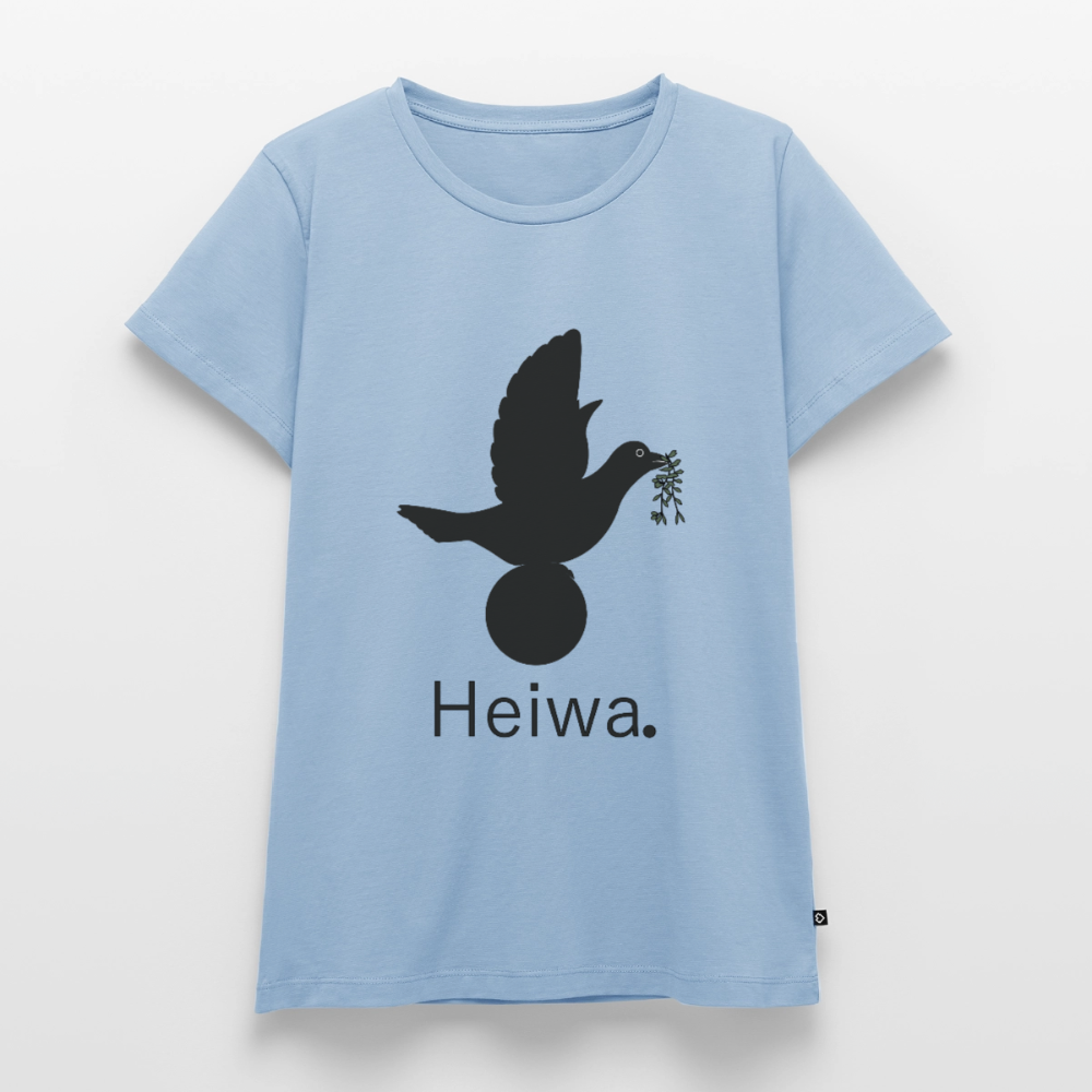 T-shirt Premium Femme Heiwa noir - Lusoquot - bleu clair