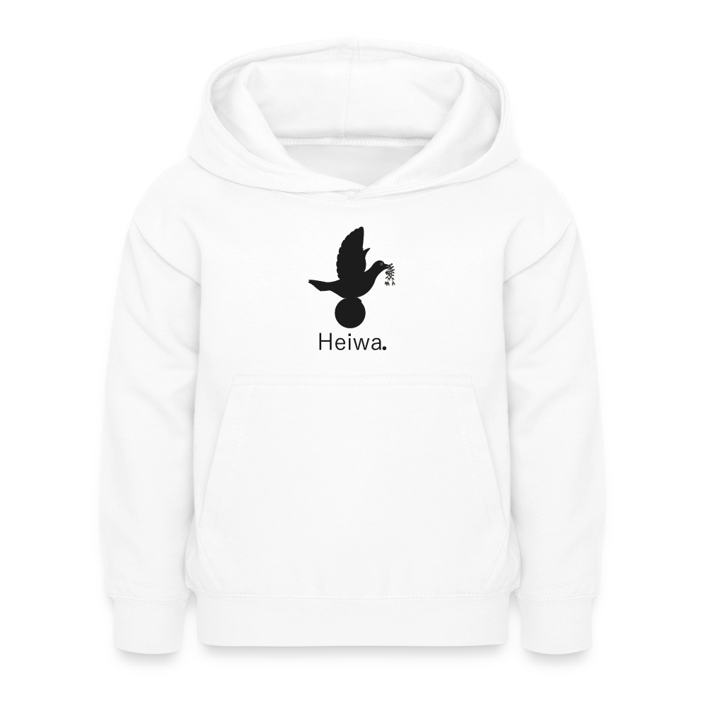 Sweat à capuche Enfant Heiwa noir - Lusoquot - blanc