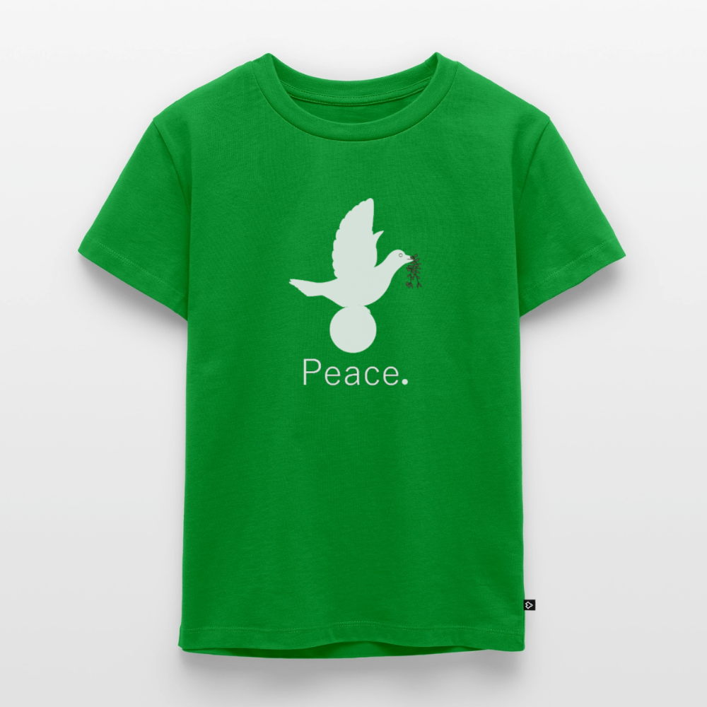 T-shirt Premium Enfant Peace blanc - Lusoquot - vert