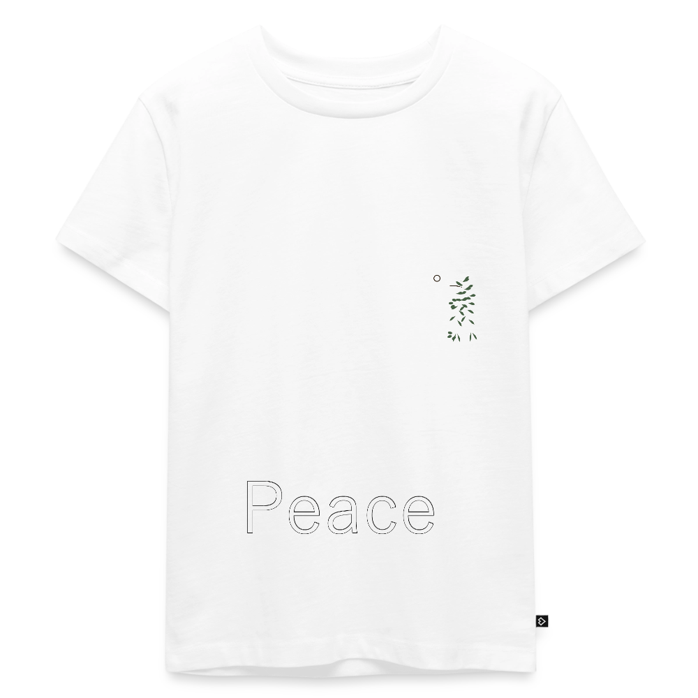 T-shirt Premium Enfant_peaceblanc - blanc