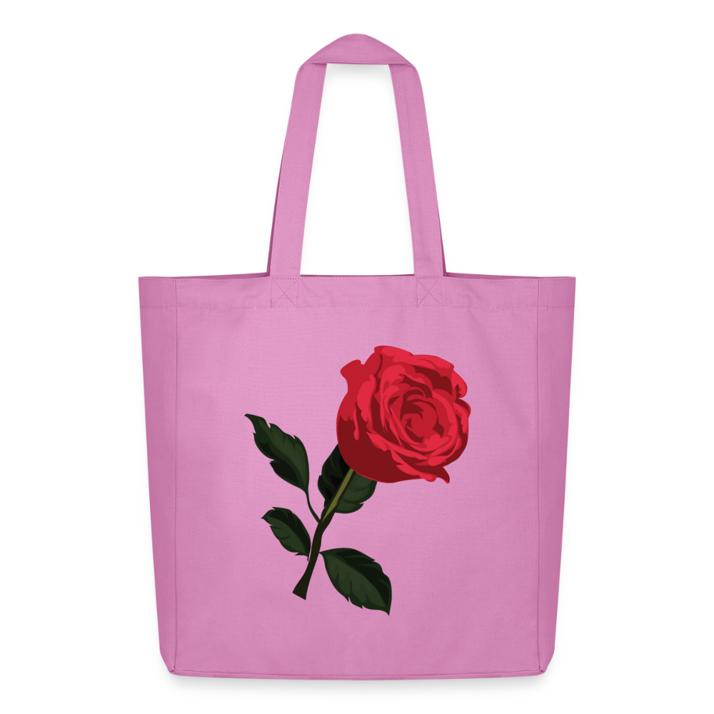 Tote bag Stanley/Stella Midweight recyclé_peacerouge_fleurlarose - rose