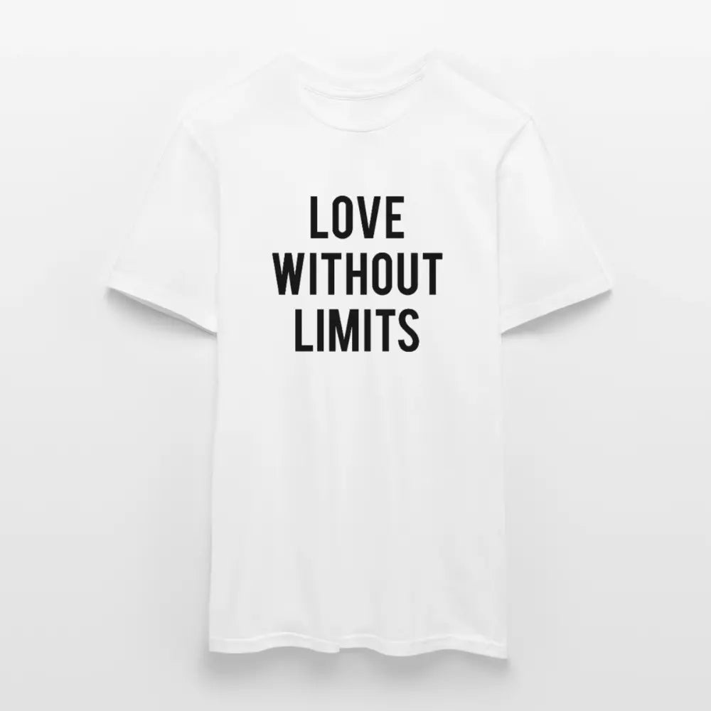 Men's T-Shirt_peace_noir - white