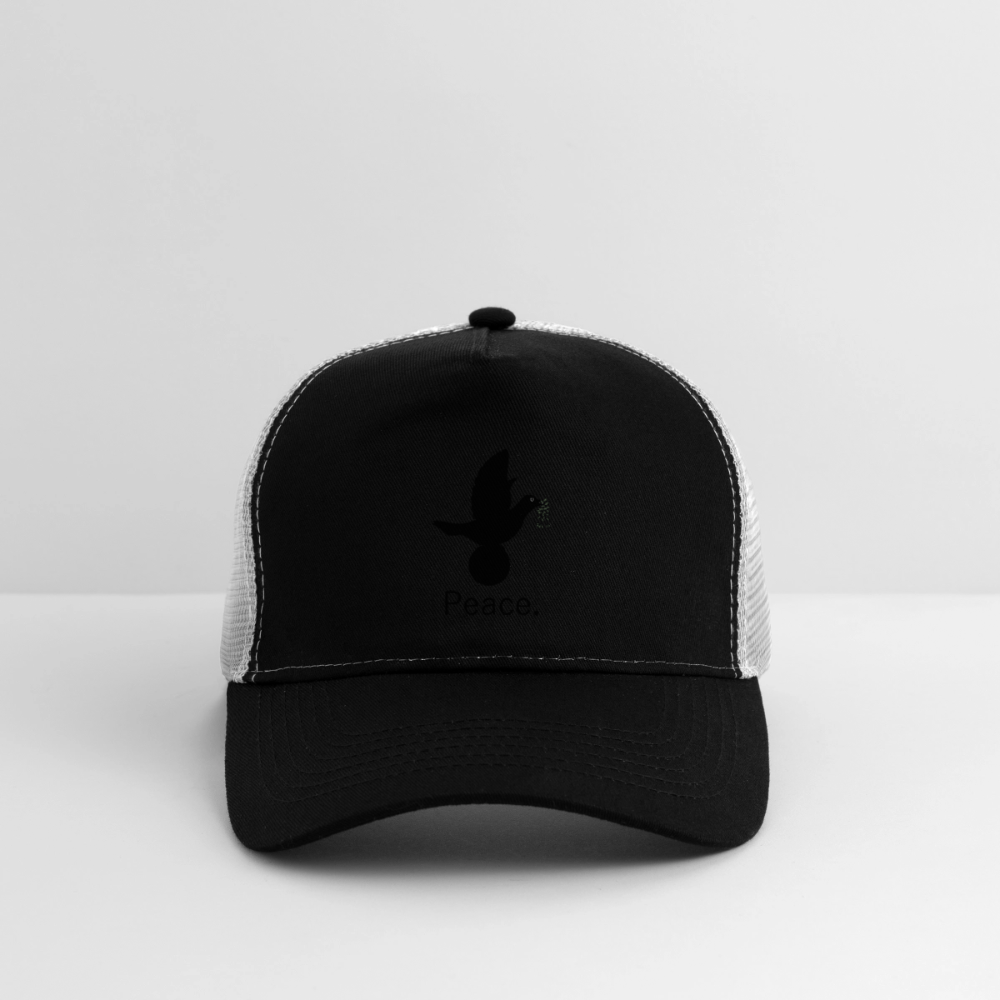 Trucker Cap_peaceblack - noir/gris pierre