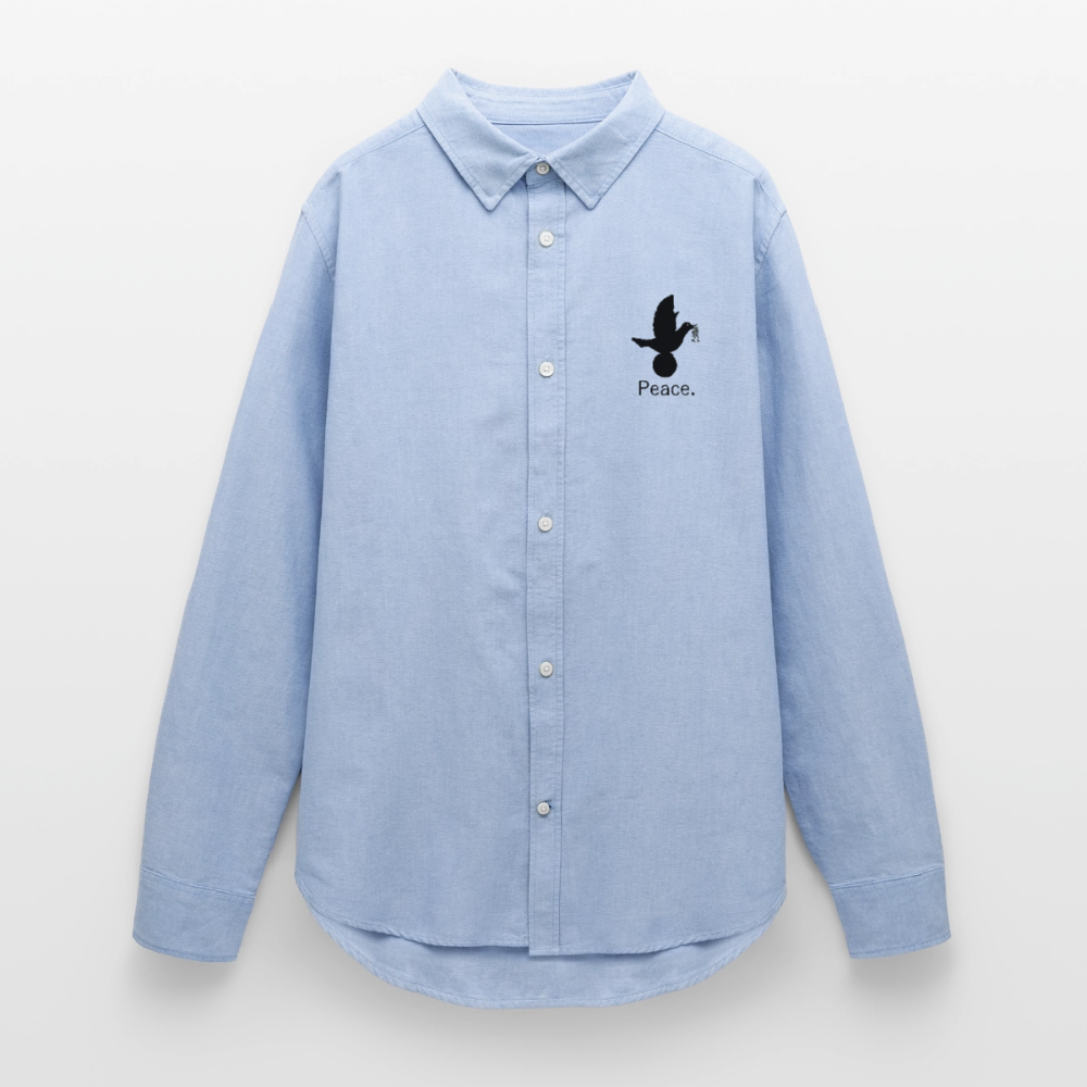 Chemise Oxford Femme_peace - carolina blue