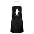 Tablier contrasté_peaceblanc - noir/blanc