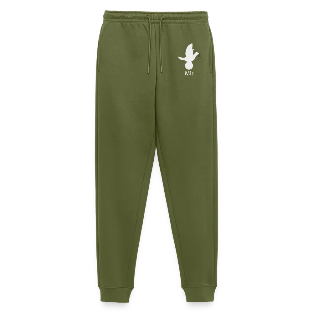 Pantalon de jogging Premium bio Homme sport Mir blanc - Lusoquot - kaki