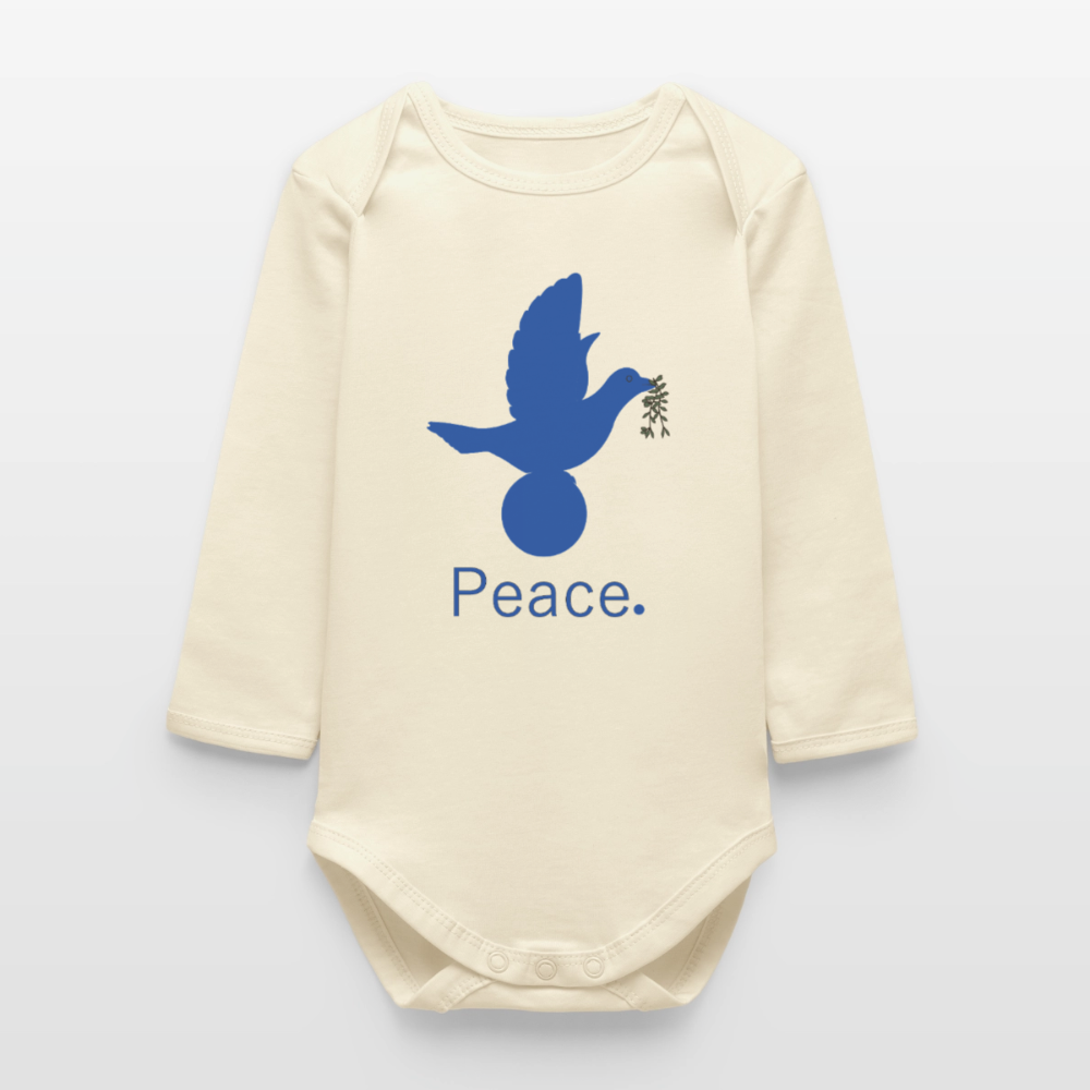 Body bébé manches longues biologique - écru doux