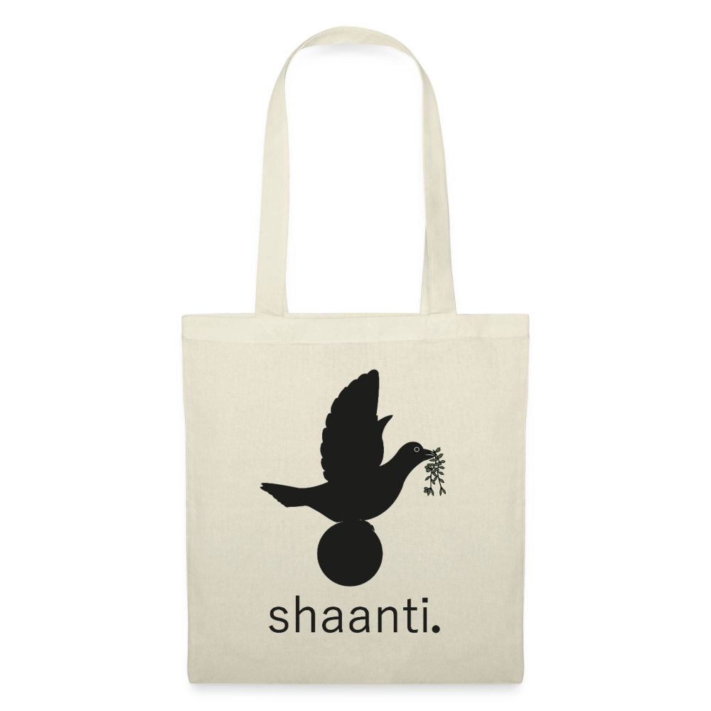 Tote Bag  I love you to moon and back Shaanti noir - Lusoquot - nature