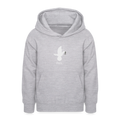 Sweat à capuche Ado Paix blanc - Lusoquot - gris clair chiné