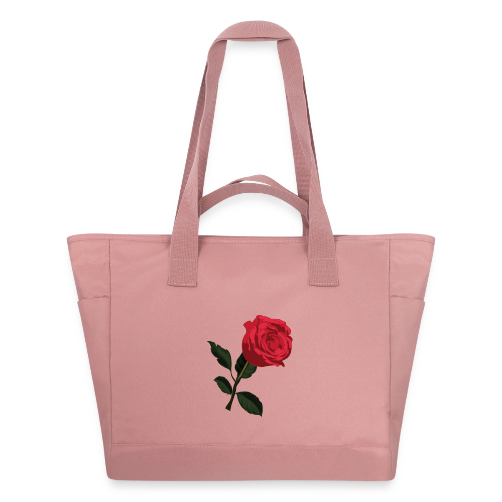 Sac matelassé déperlant Ntifafa rouge - Lusoquot - rose poudré