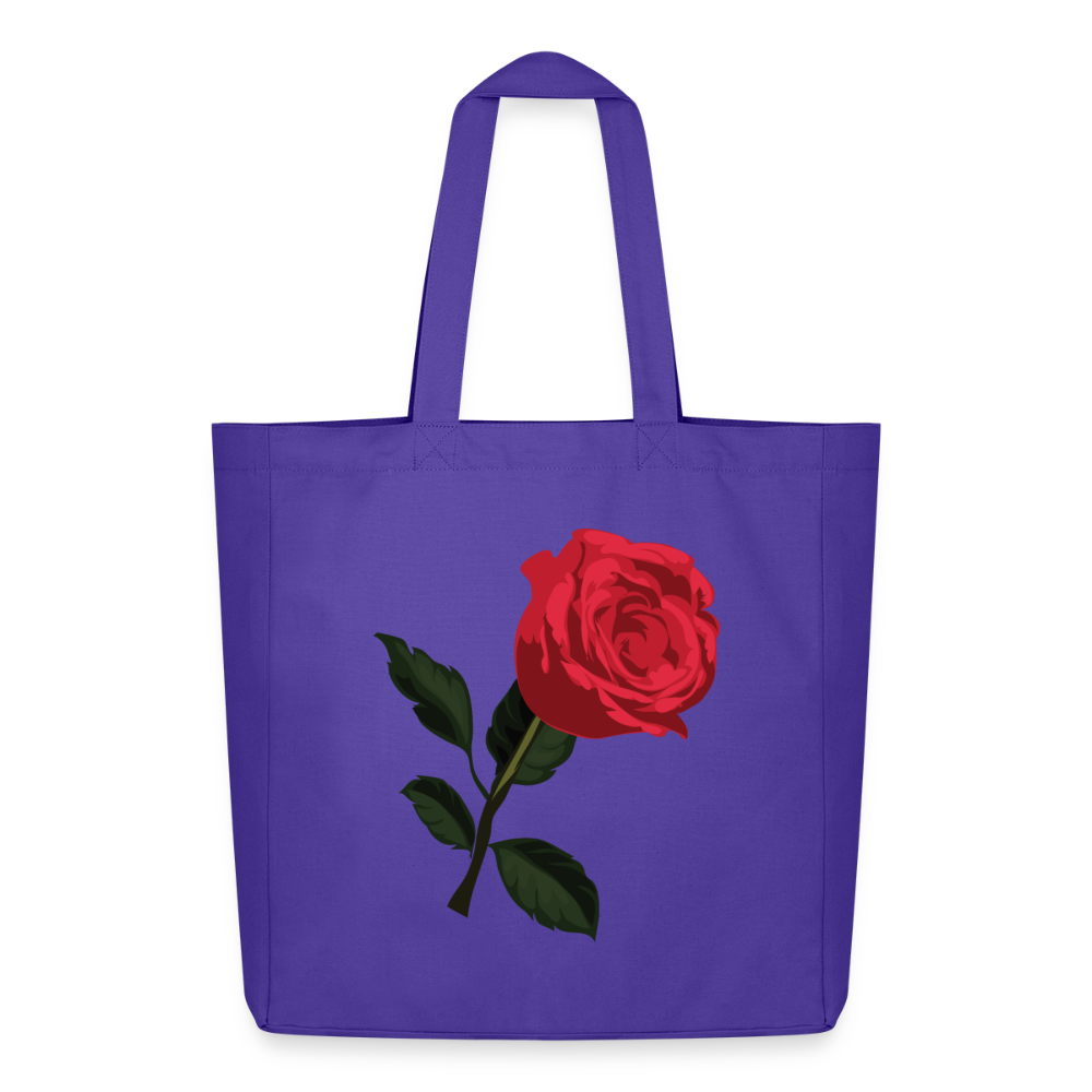 Tote bag Stanley/Stella Midweight recyclé_peacerouge_fleurlarose - purple love 