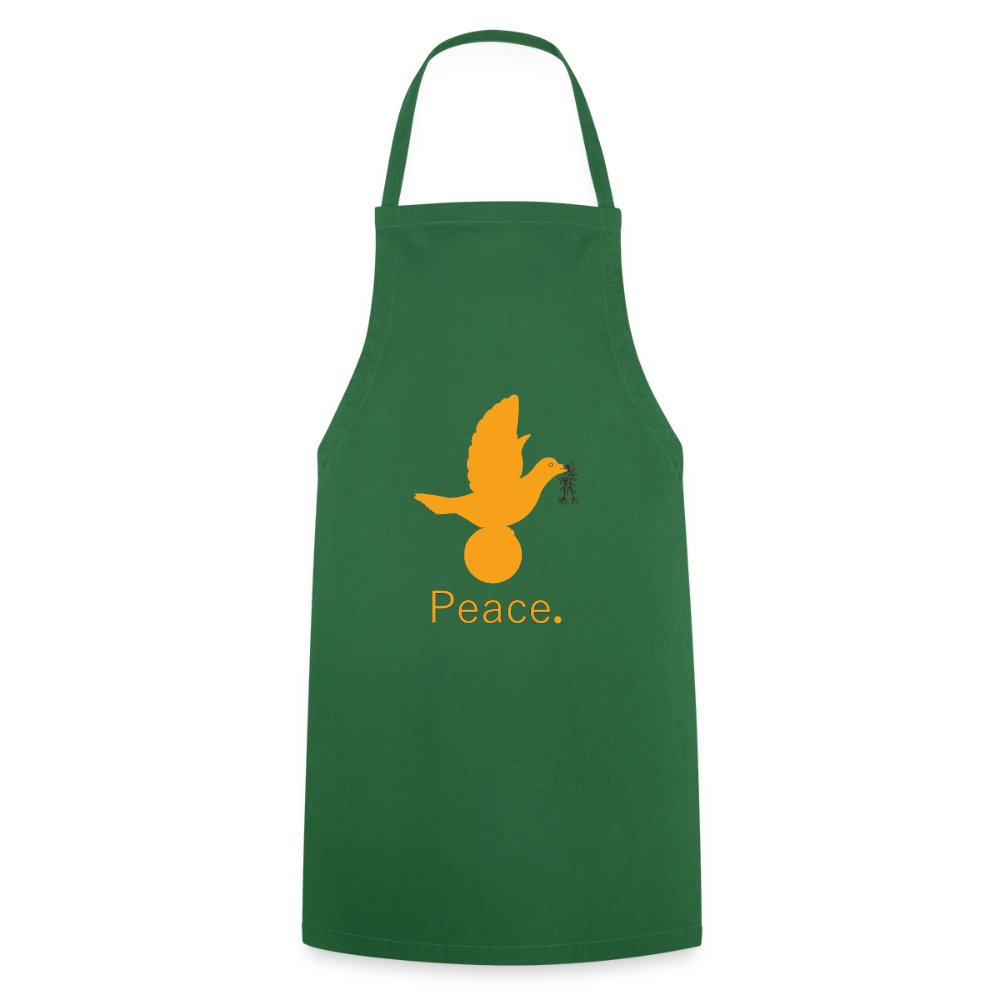 Tablier de cuisine_peaceorange - vert foncé