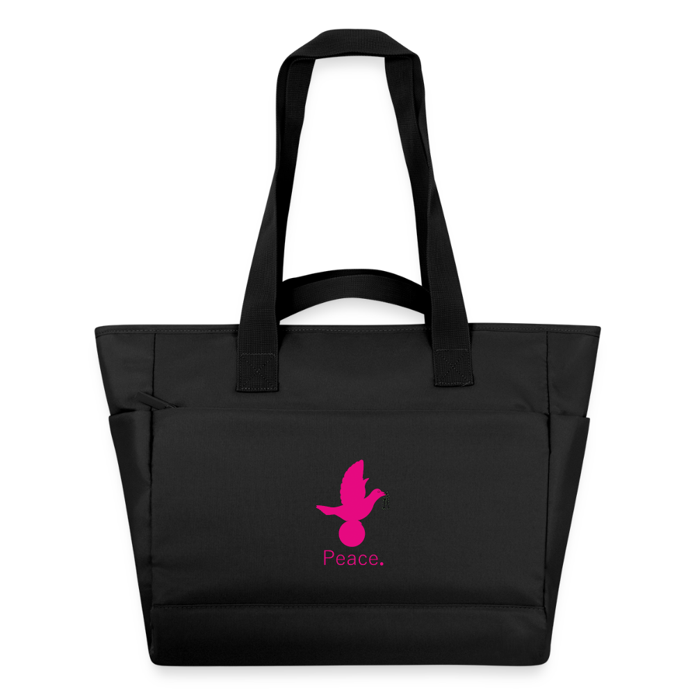 Sac matelassé déperlant Peace rose - Lusoquot - noir