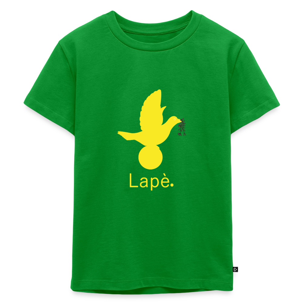 T-shirt Premium Enfant Lapè jaune - Lusoquot - vert