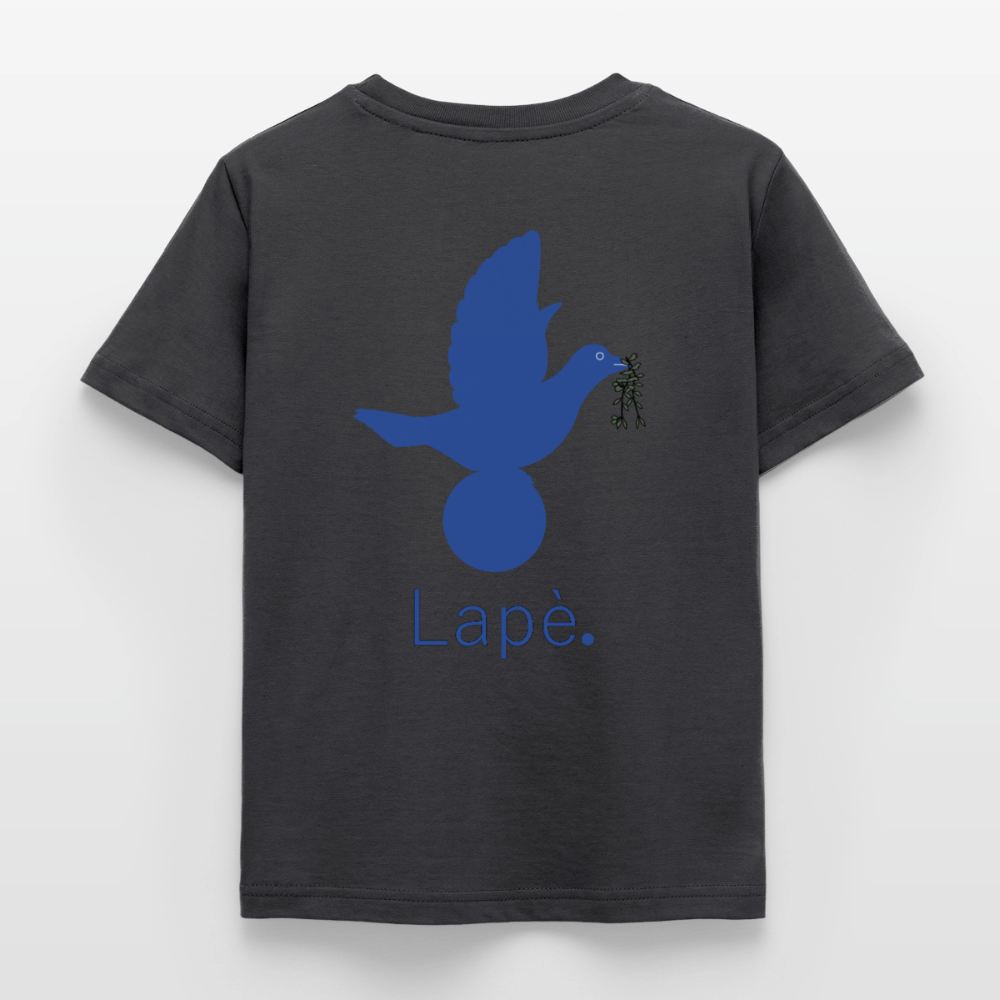 T-shirt Enfant anniversaire Lapè bleu - Lusoquot - charbon