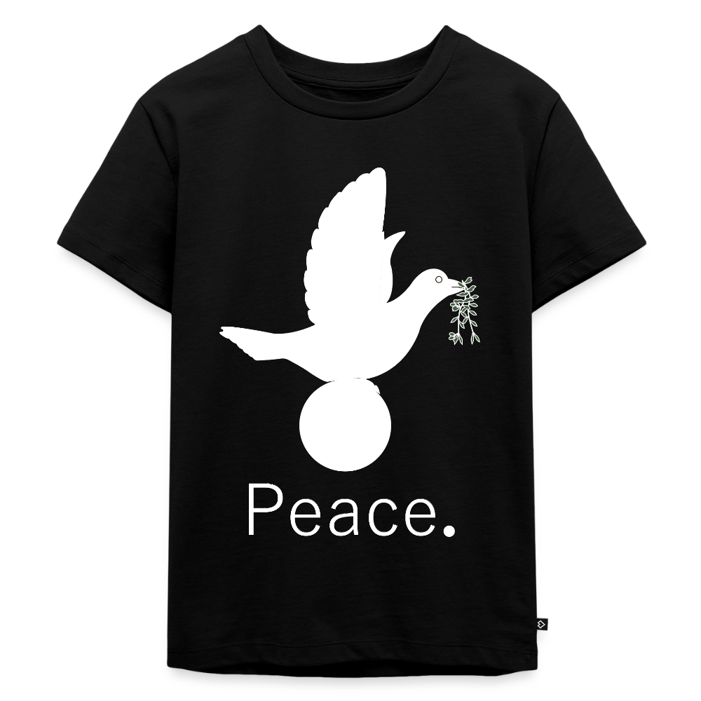 T-shirt Premium Enfant_peaceblanc - noir