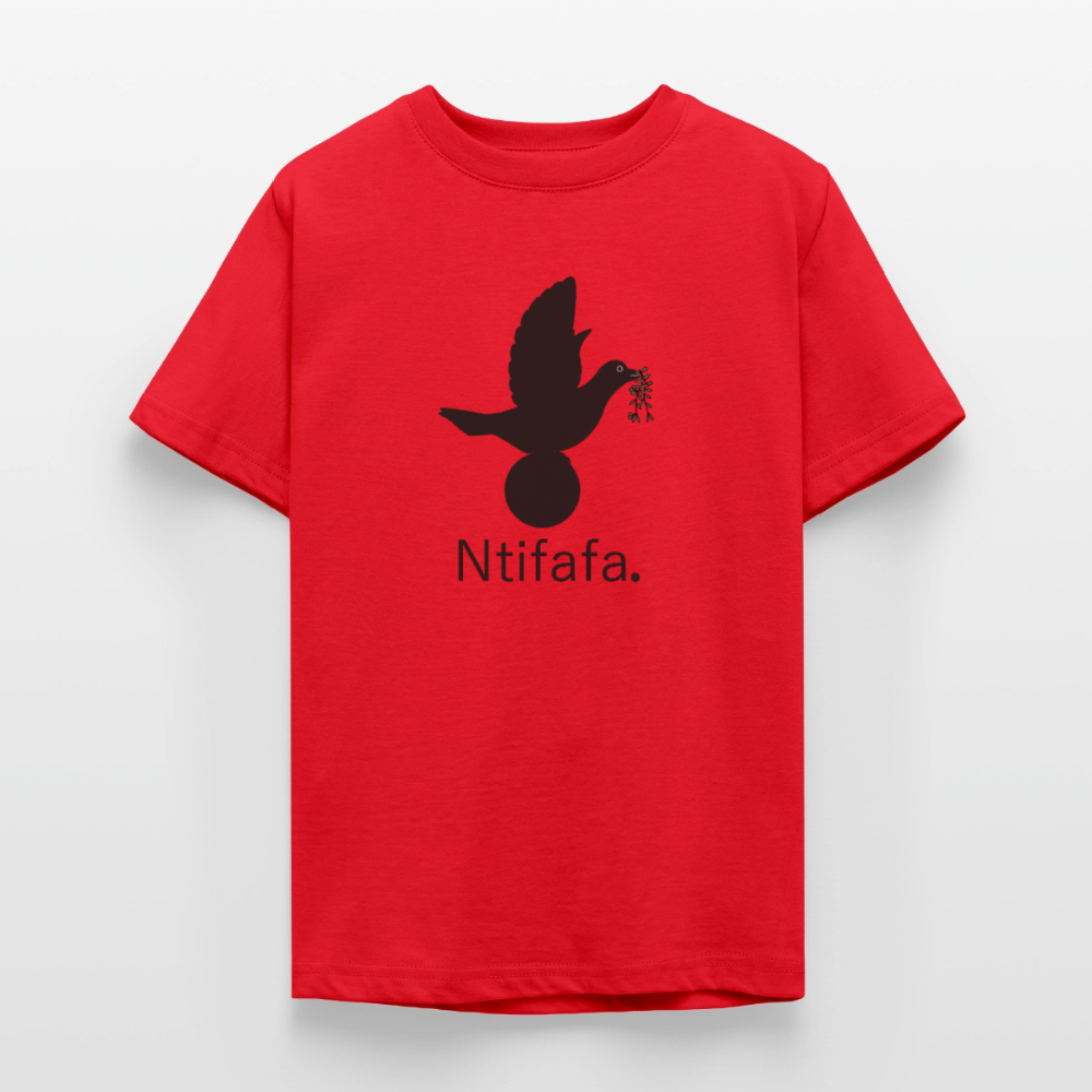 T-shirt Ado Ntifafa noir - Lusoquot - rouge