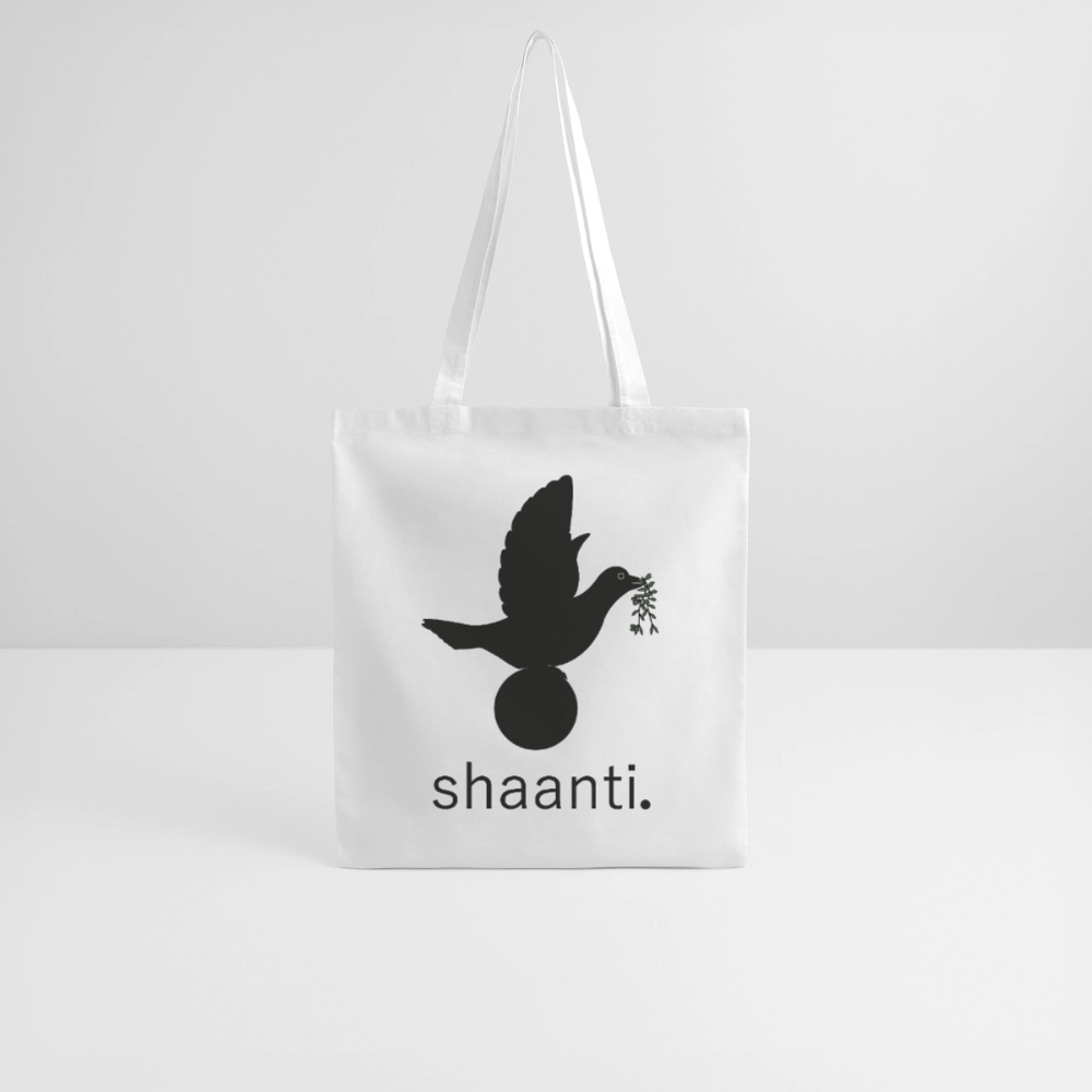 Tote Bag  I love you to moon and back Shaanti noir - Lusoquot - blanc