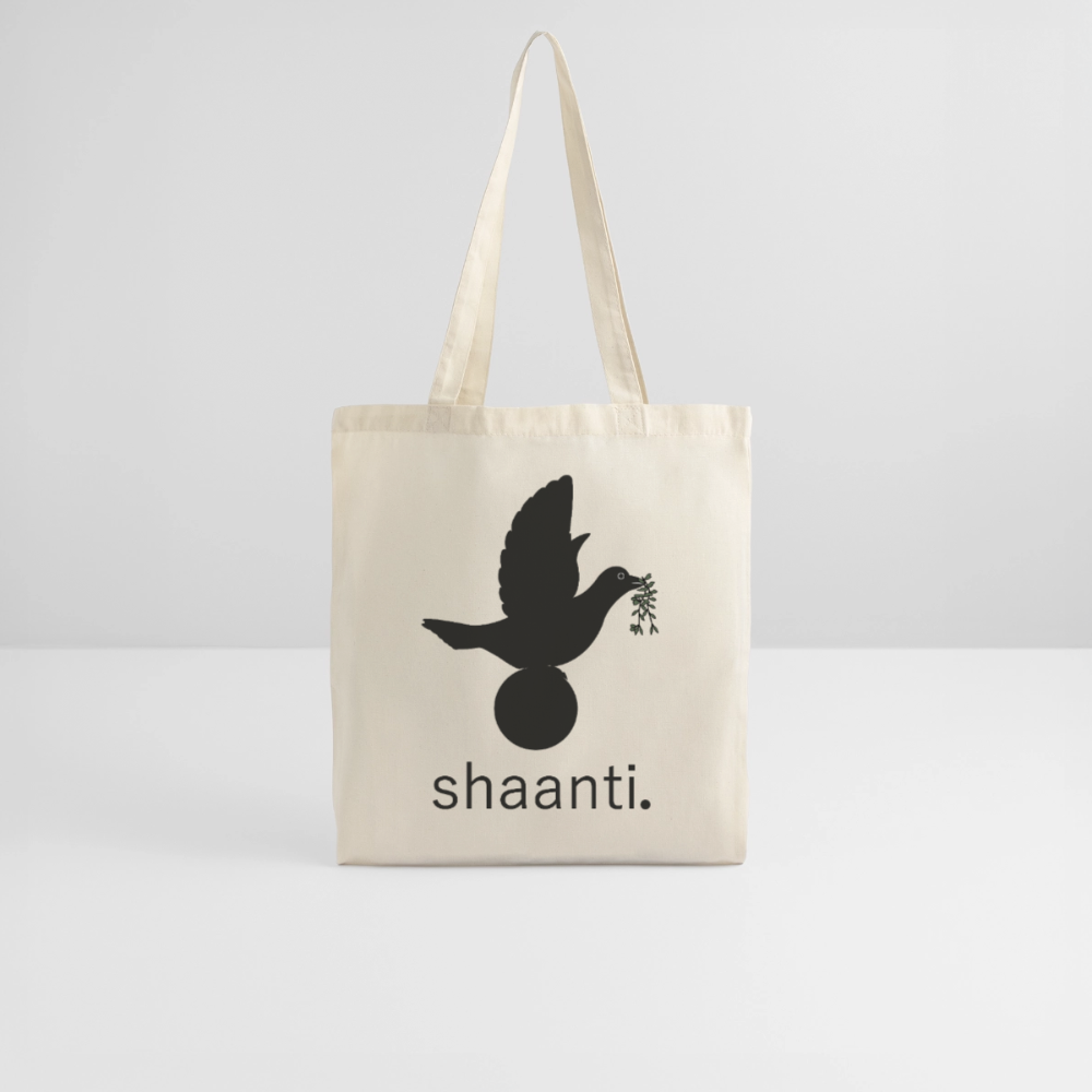 Tote Bag  I love you to moon and back Shaanti noir - Lusoquot - nature