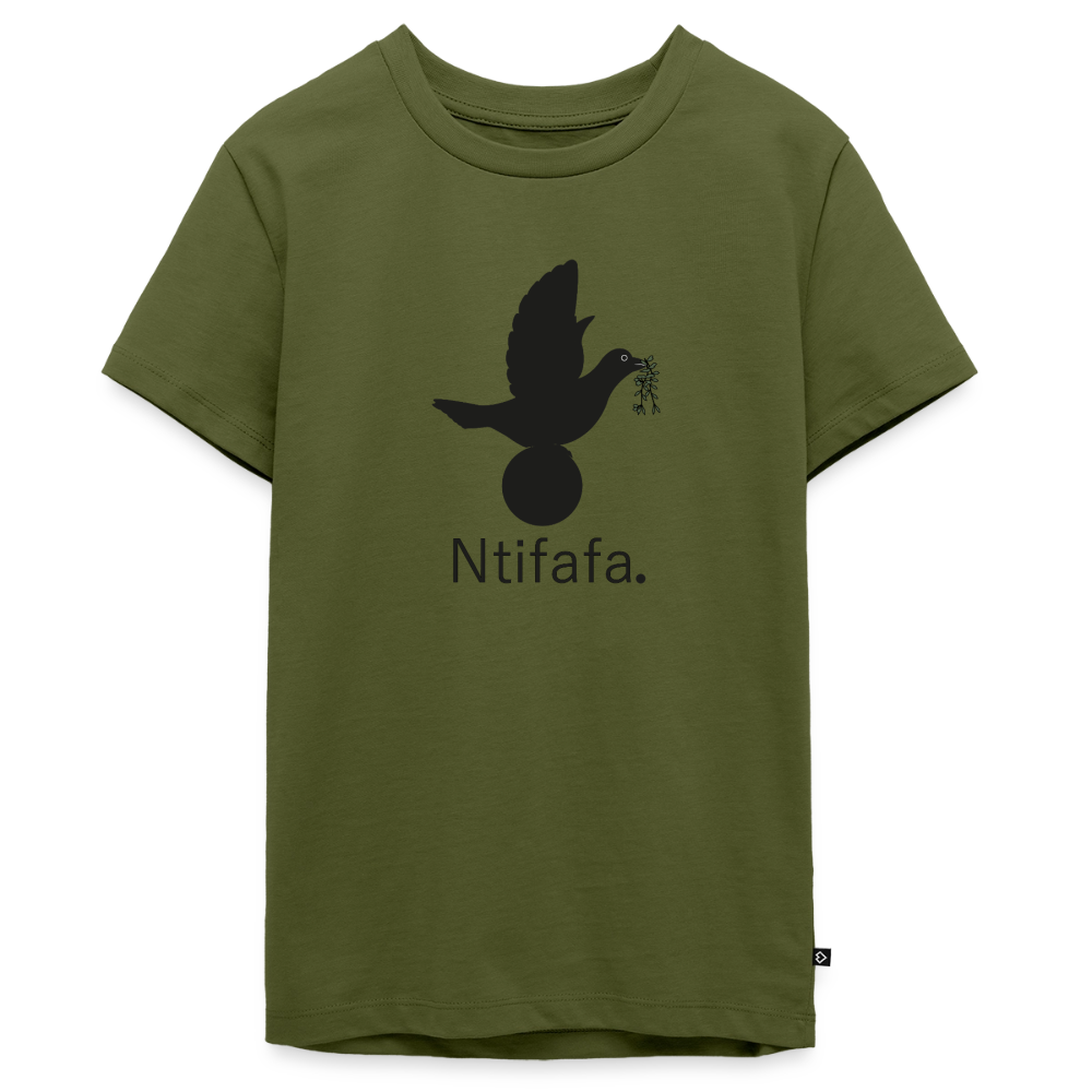 T-shirt Premium Ado Ntifafa noir - Lusoquot - kaki