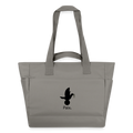 Sac matelassé déperlant Paix noir - Lusoquot - gris