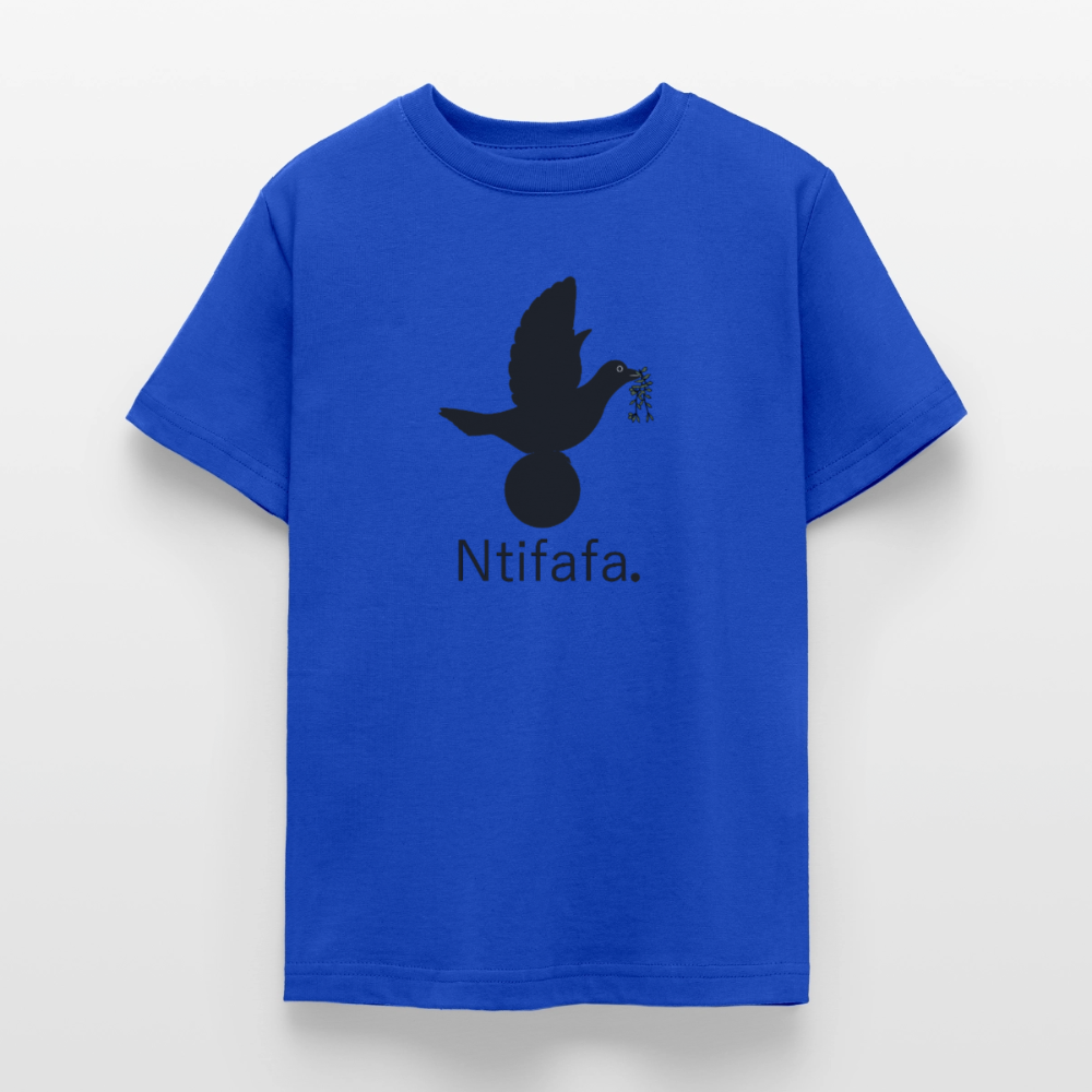 T-shirt Ado Ntifafa noir - Lusoquot - bleu royal