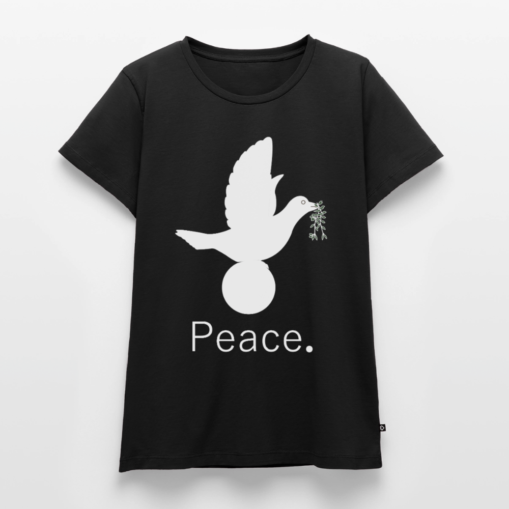 T-shirt Premium Femme_peaceblanc - noir
