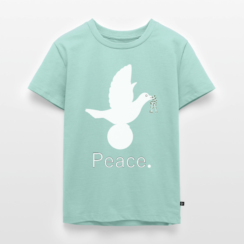 T-shirt Premium Enfant_peaceblanc - menthe 