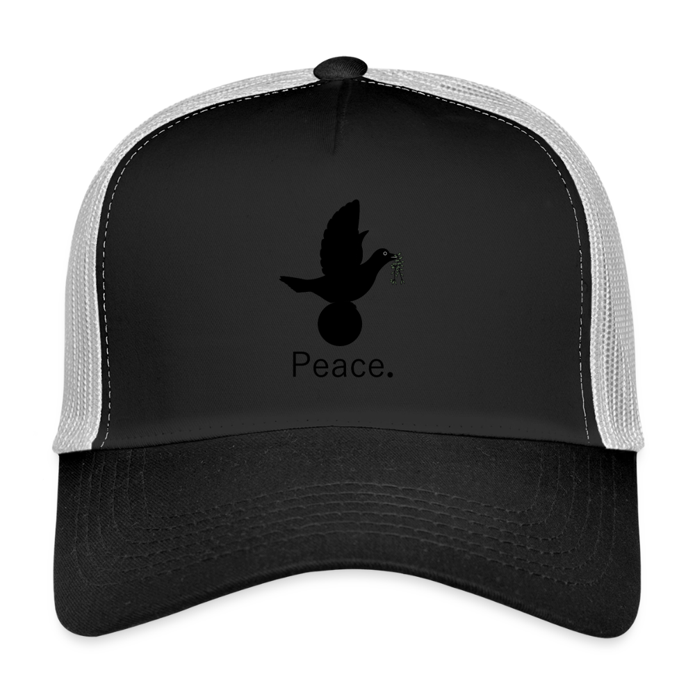 Trucker Cap_peaceblack - noir/gris pierre