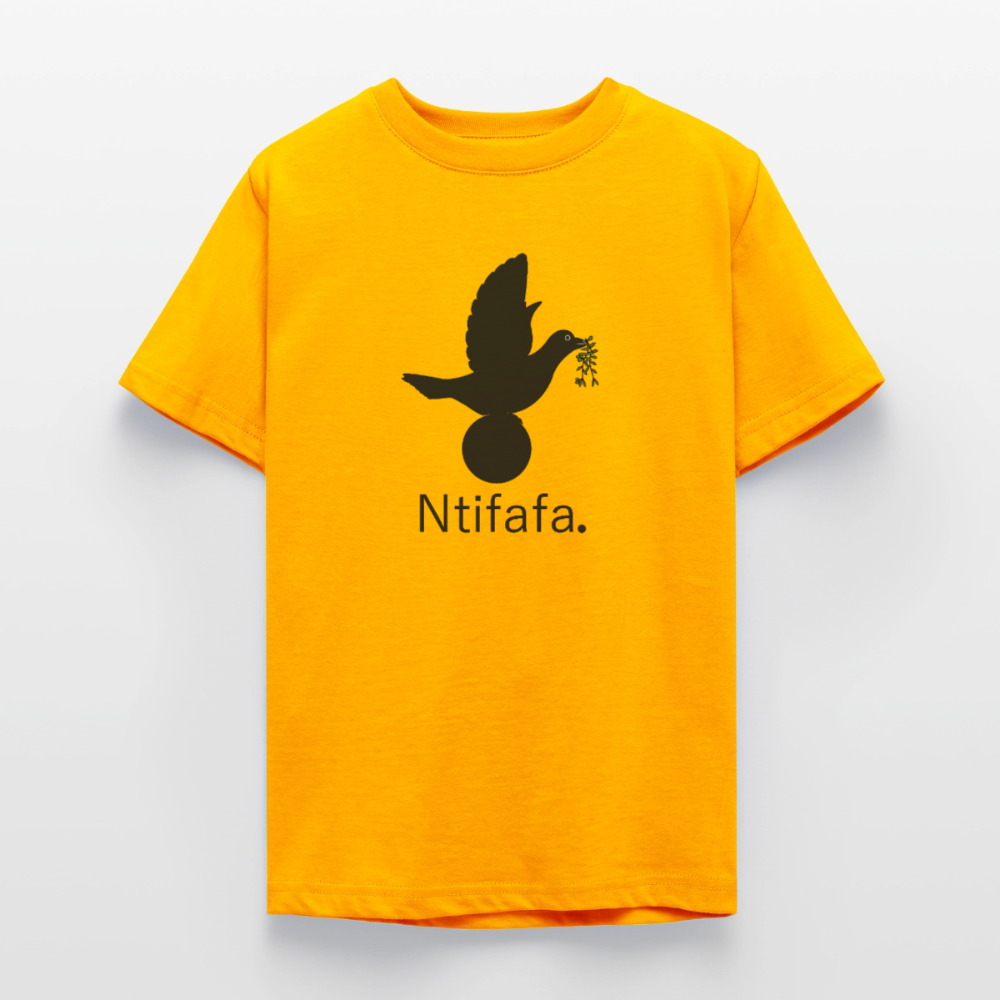 T-shirt Ado Ntifafa noir - Lusoquot - or