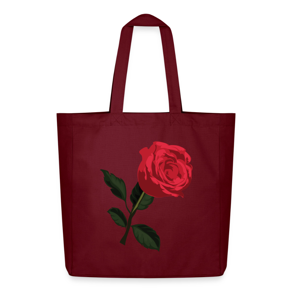 Tote bag Stanley/Stella Midweight recyclé_peacerouge_fleurlarose - bordeaux