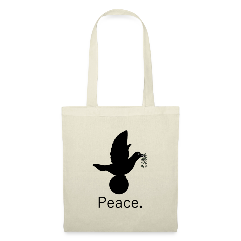 Tote Bag I love you to moon and back Peace noir - Lusoquot - nature