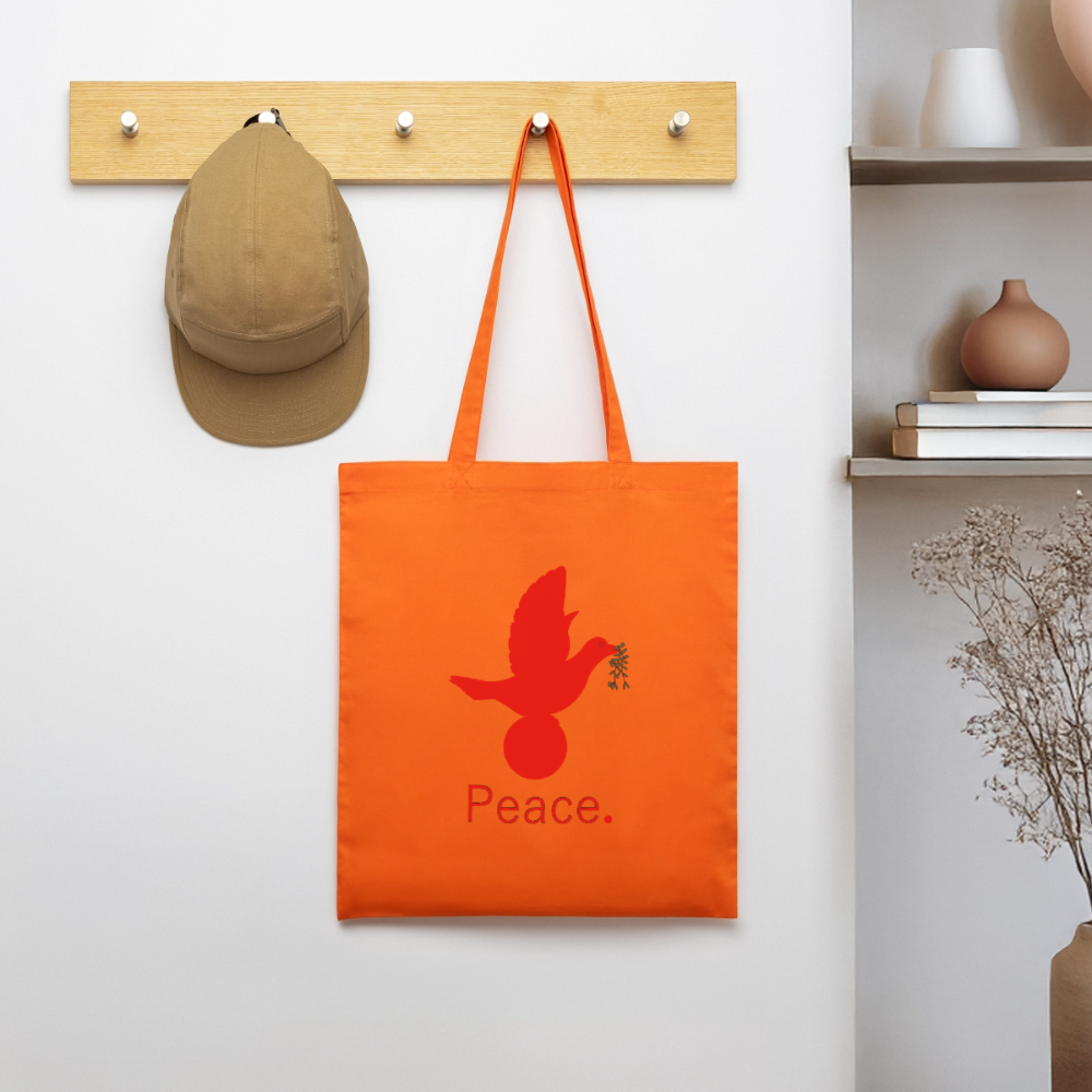 Tote bag bio Stanley/Stella Peace rouge - Lusoquot - orange profond