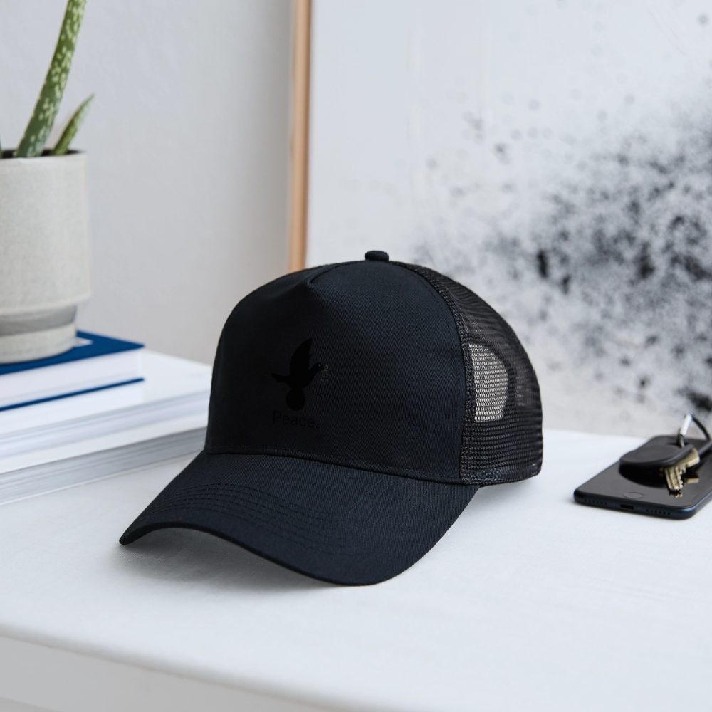 Trucker Cap_peaceblack - noir/noir
