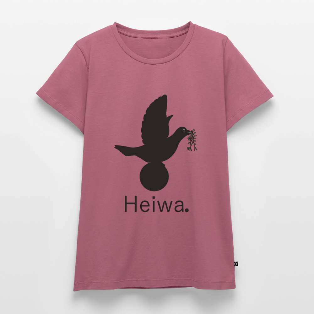 T-shirt Premium Femme Heiwa noir - Lusoquot - mauve