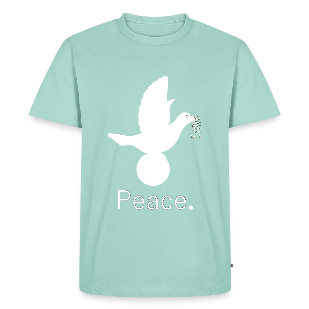 T-shirt Premium Homme_peaceblanc - menthe 